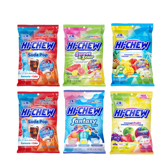 Hi-Chew Soda Pop Party Pack (6 Bags) Bundle & Save
